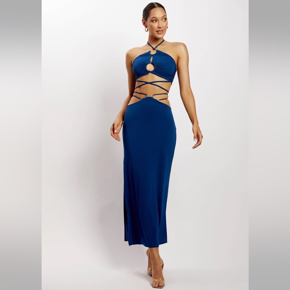 Meshki wired two piece set - navy
